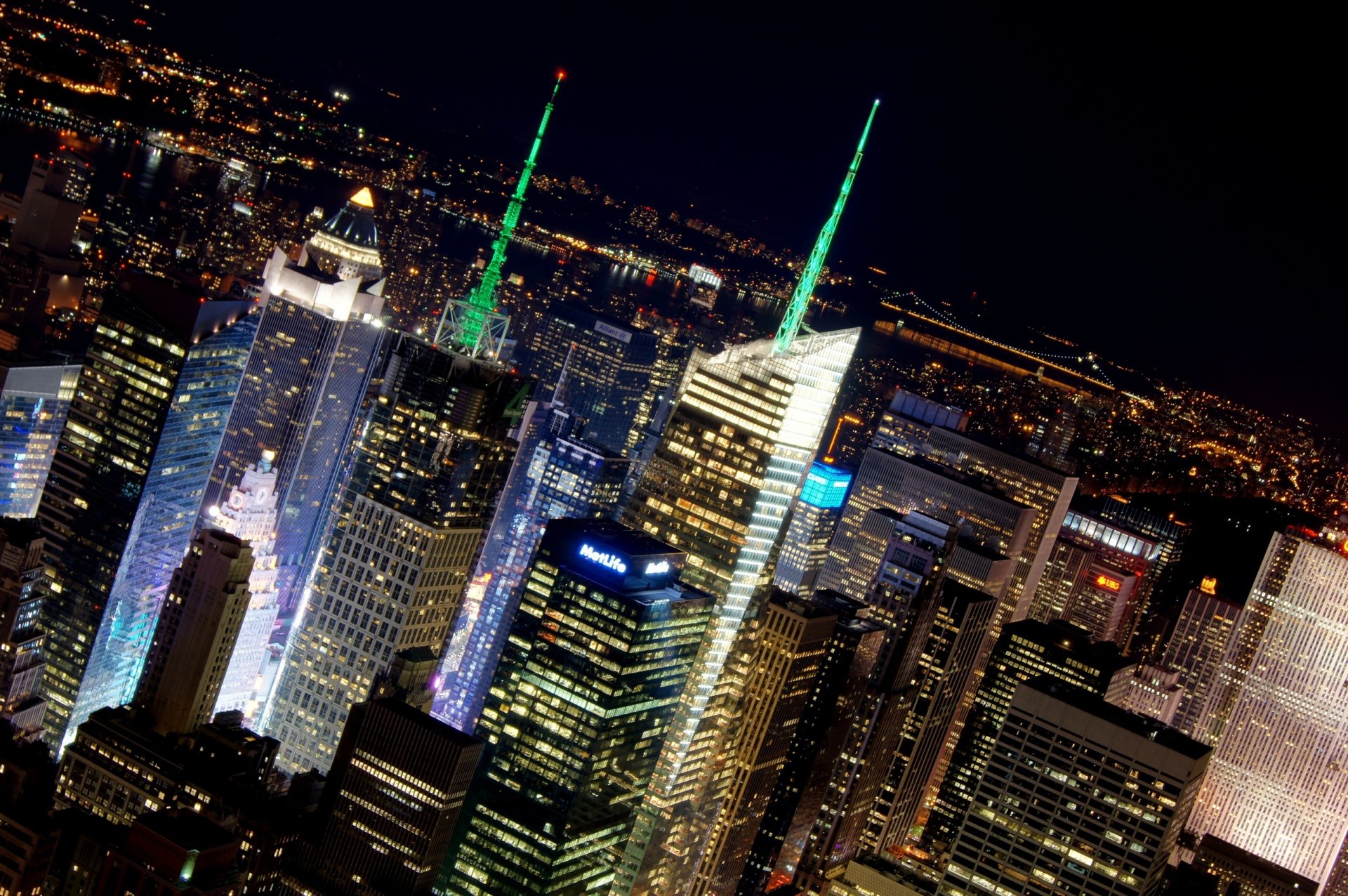 new york stadt new york usa nacht licht fenster