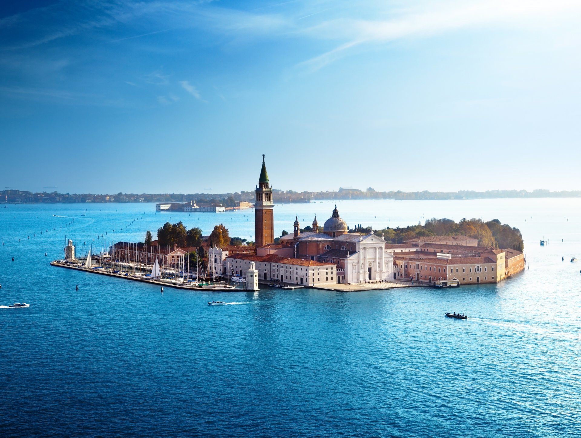 venice italy sea water sky architecture house people boat