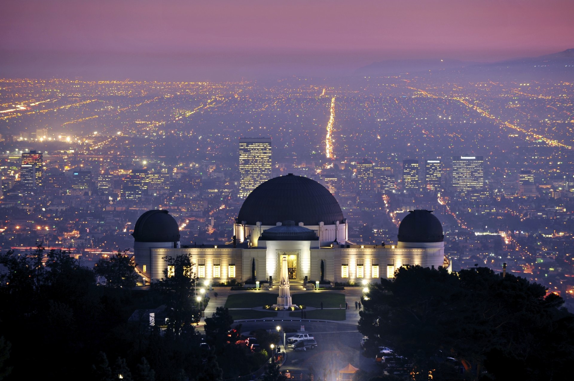 usa kalifornia los angeles obserwatorium griffitha miasto