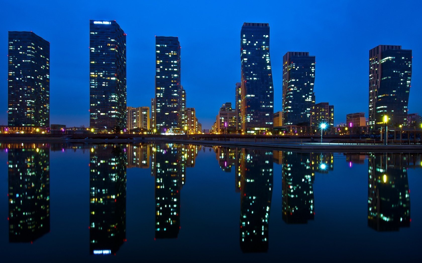 incheon songdo asie corée ville