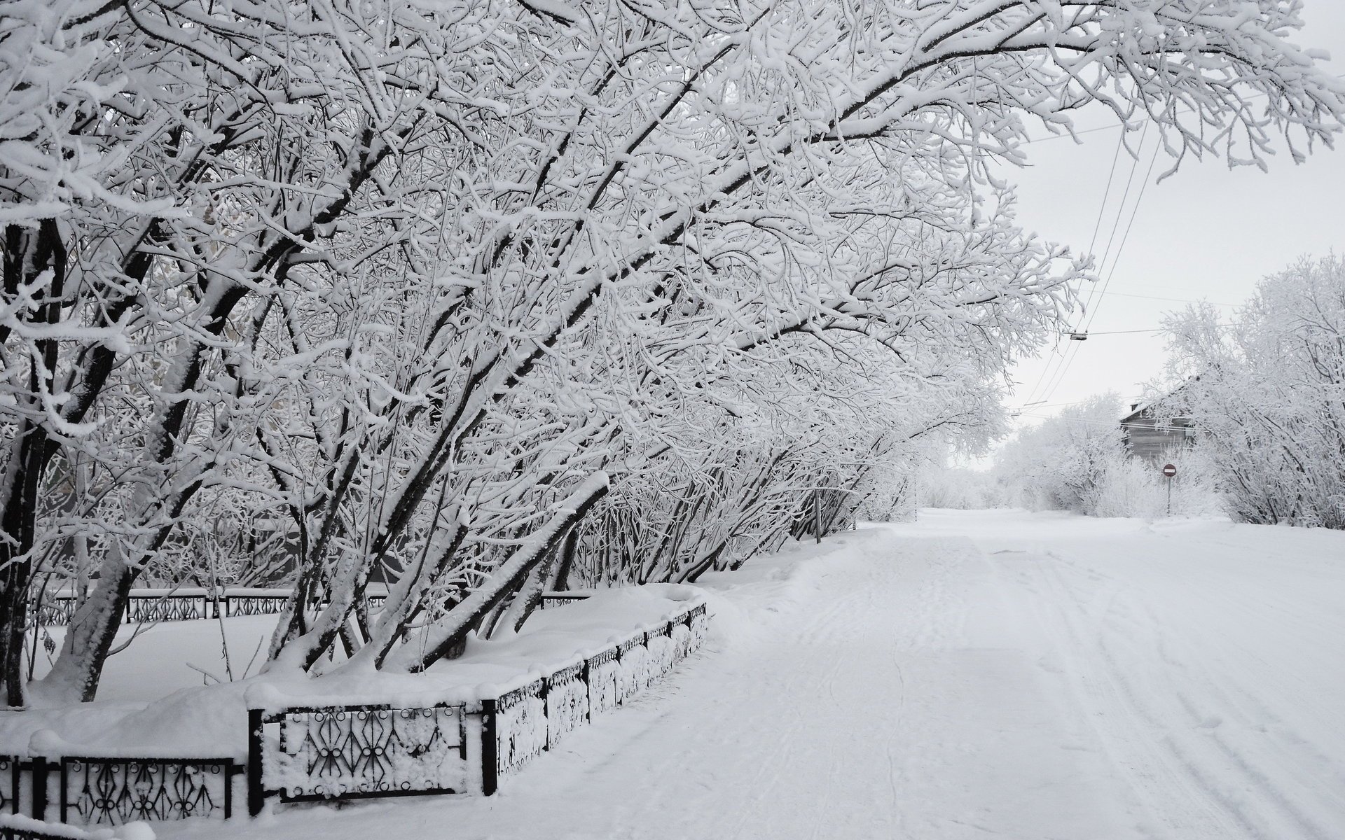 neve inverno città