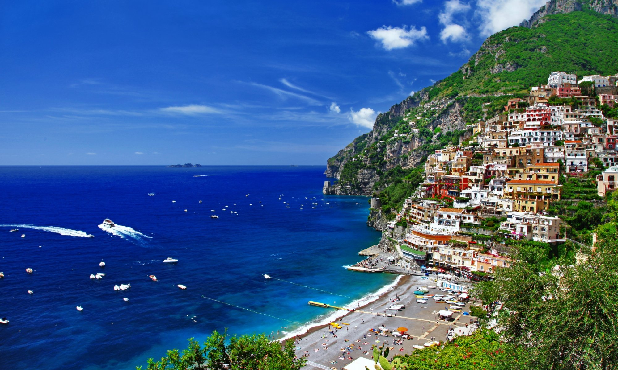 italia montañas casas árboles naturaleza mar costa personas