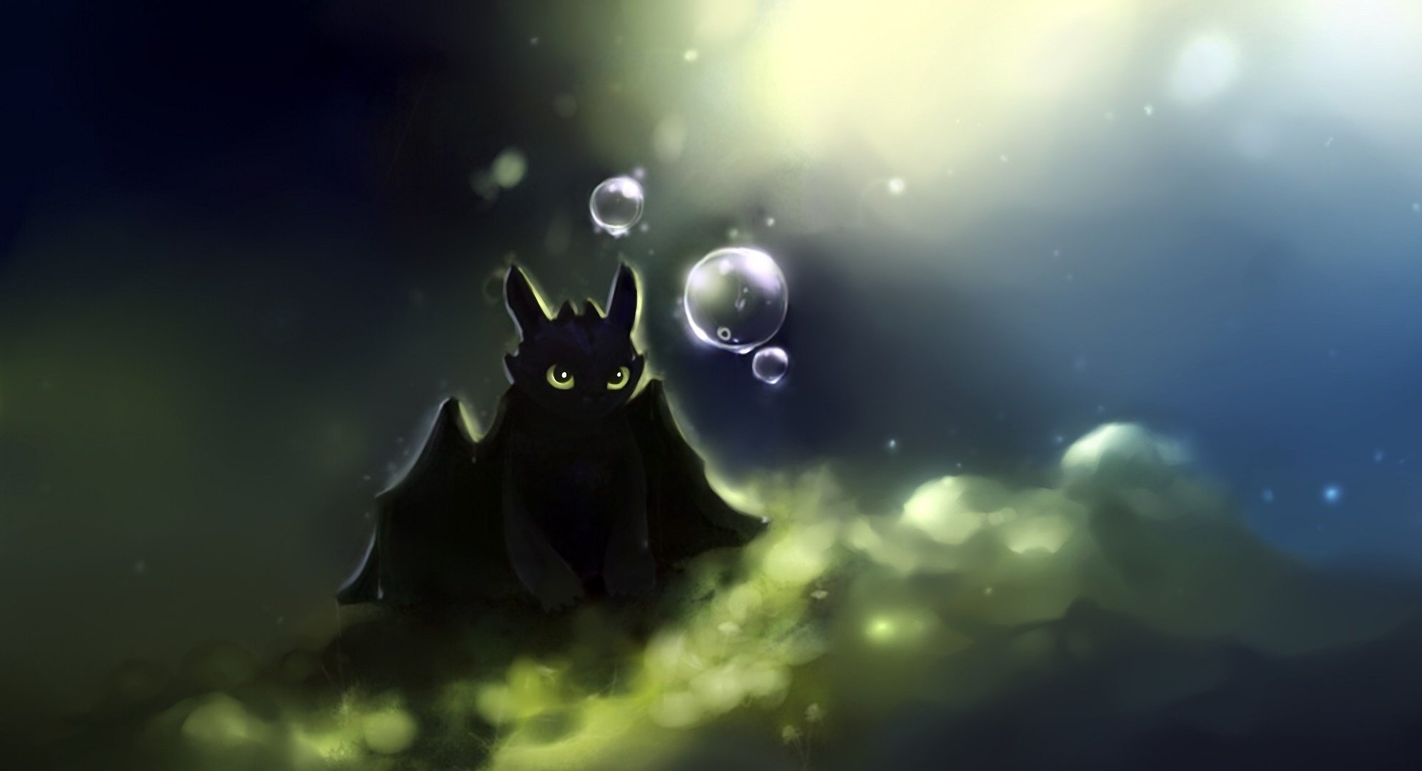 night fury how to train your dragon apofiss bubbles dragon art