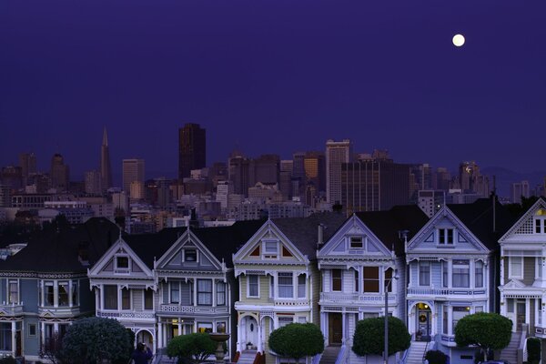 Ciel nocturne sur San Francisco