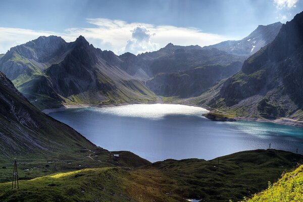 L Austria ha il lago più bello in montagna in estate