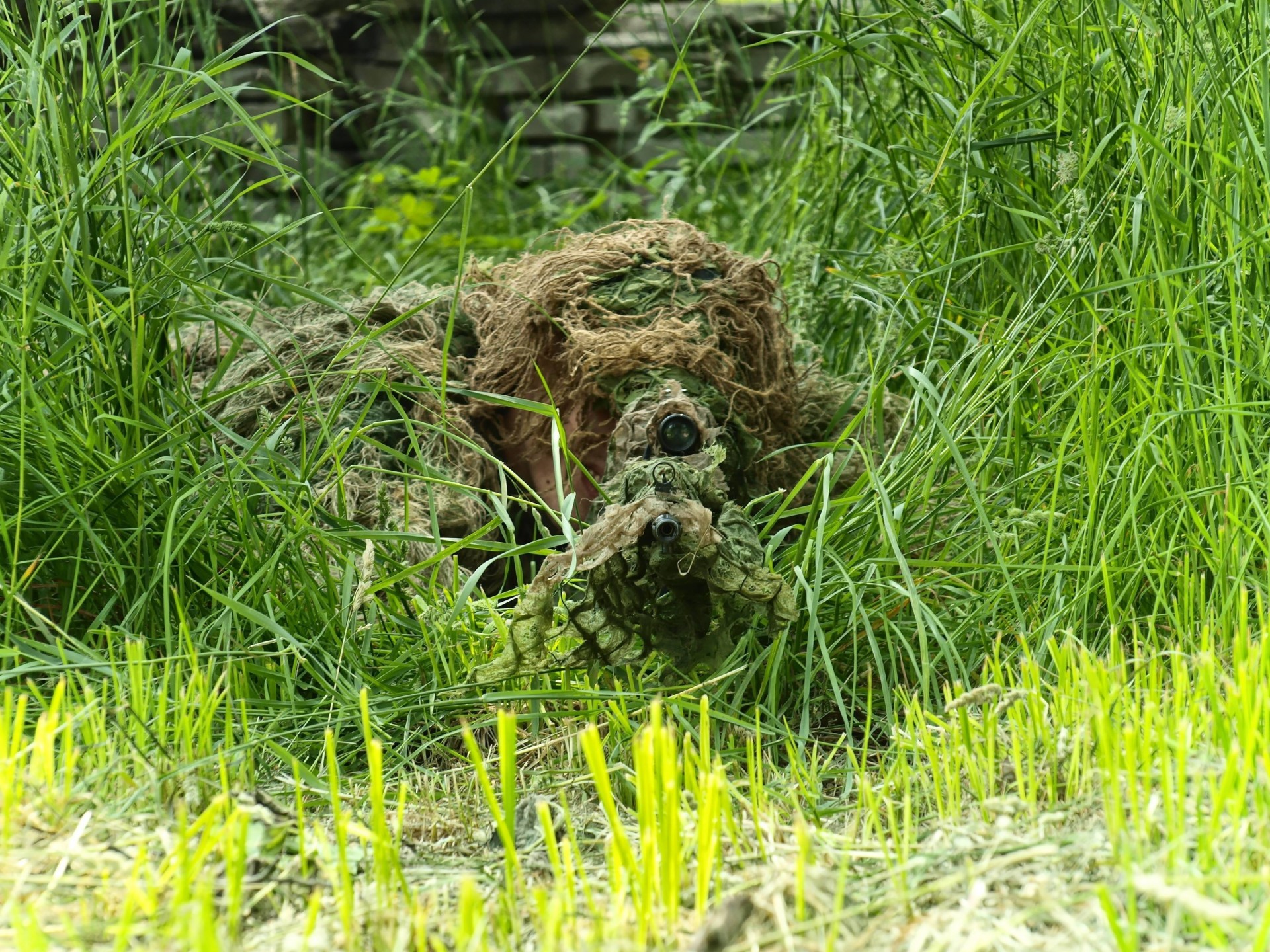 sniper embuscade camouflage