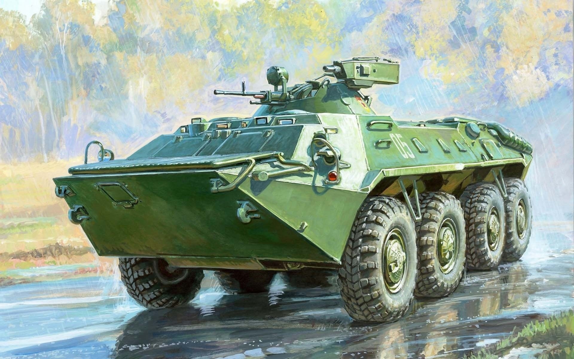 metal piloto btr-70 dibujo