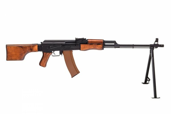 Ametralladora ligera Kalashnikov con soporte