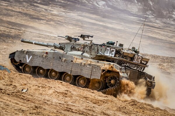 Israeli Merkava battle tank