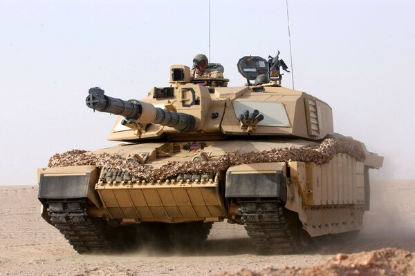 A huge tank in the middle of the desert