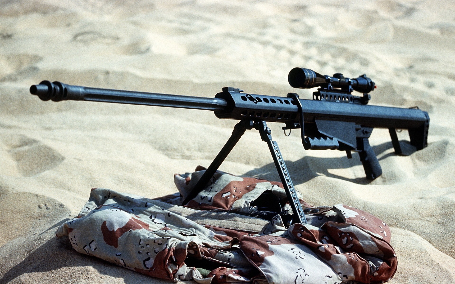 rifle arena armas barrett camuflaje