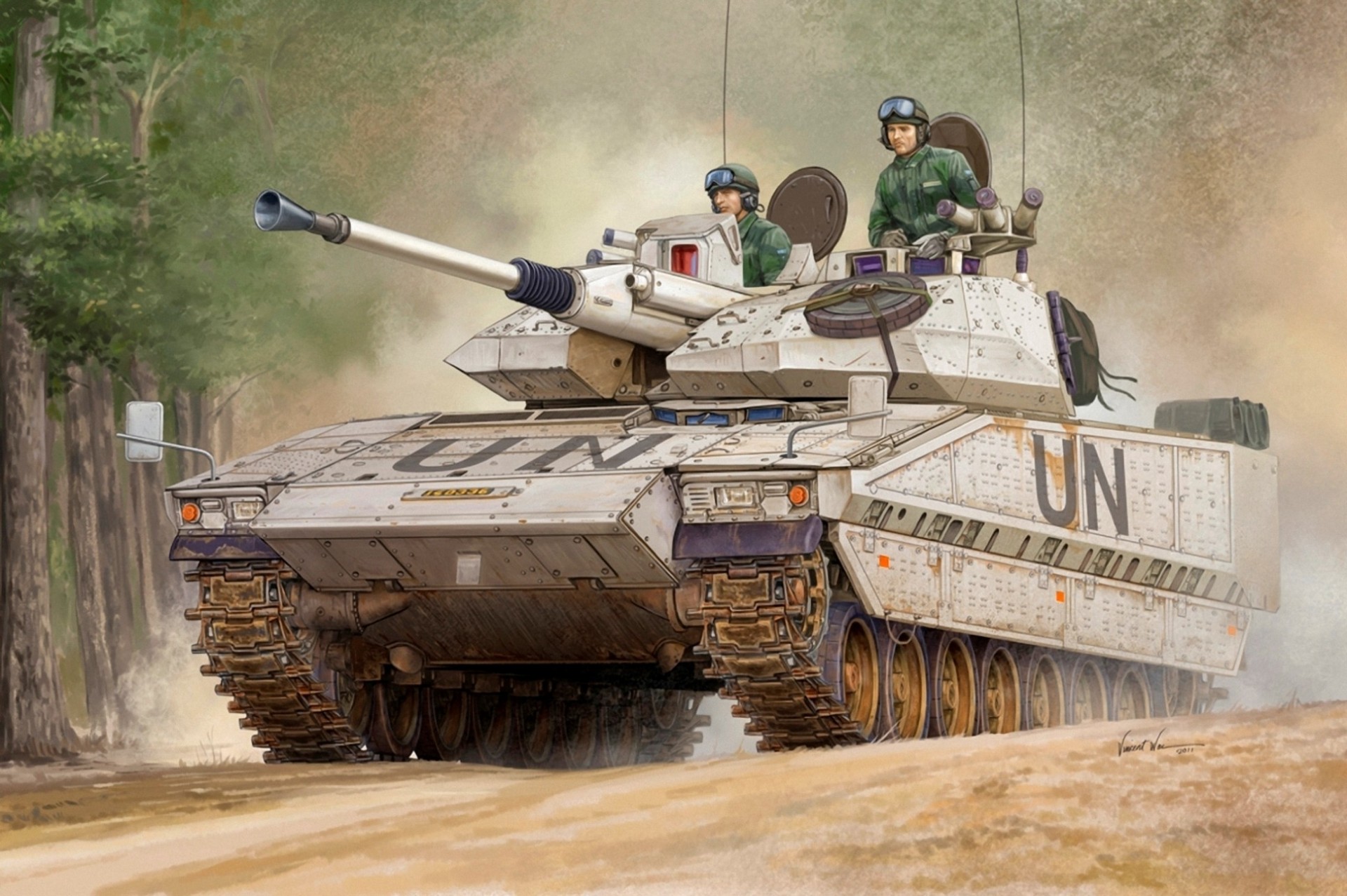 art picture peacekeeping force armored vehicles sweden