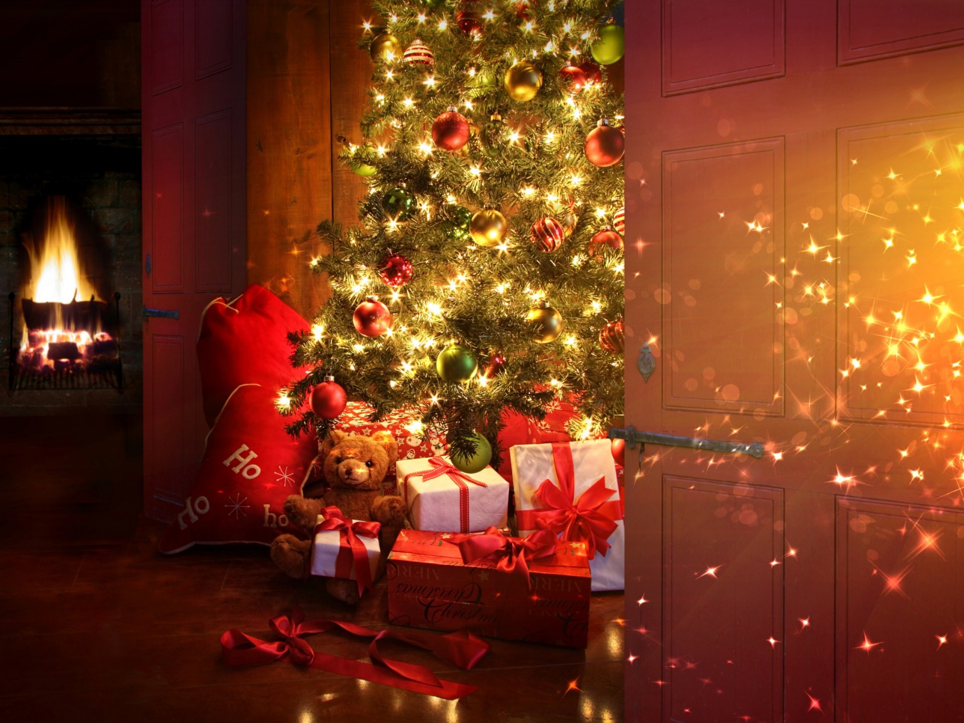 weihnachtsbaum dekoration einrichtung schönheit weihnachten neujahr girlanden feiertag lichter kamin dekoration luftballons stil salon vorhänge zimmer spielzeug