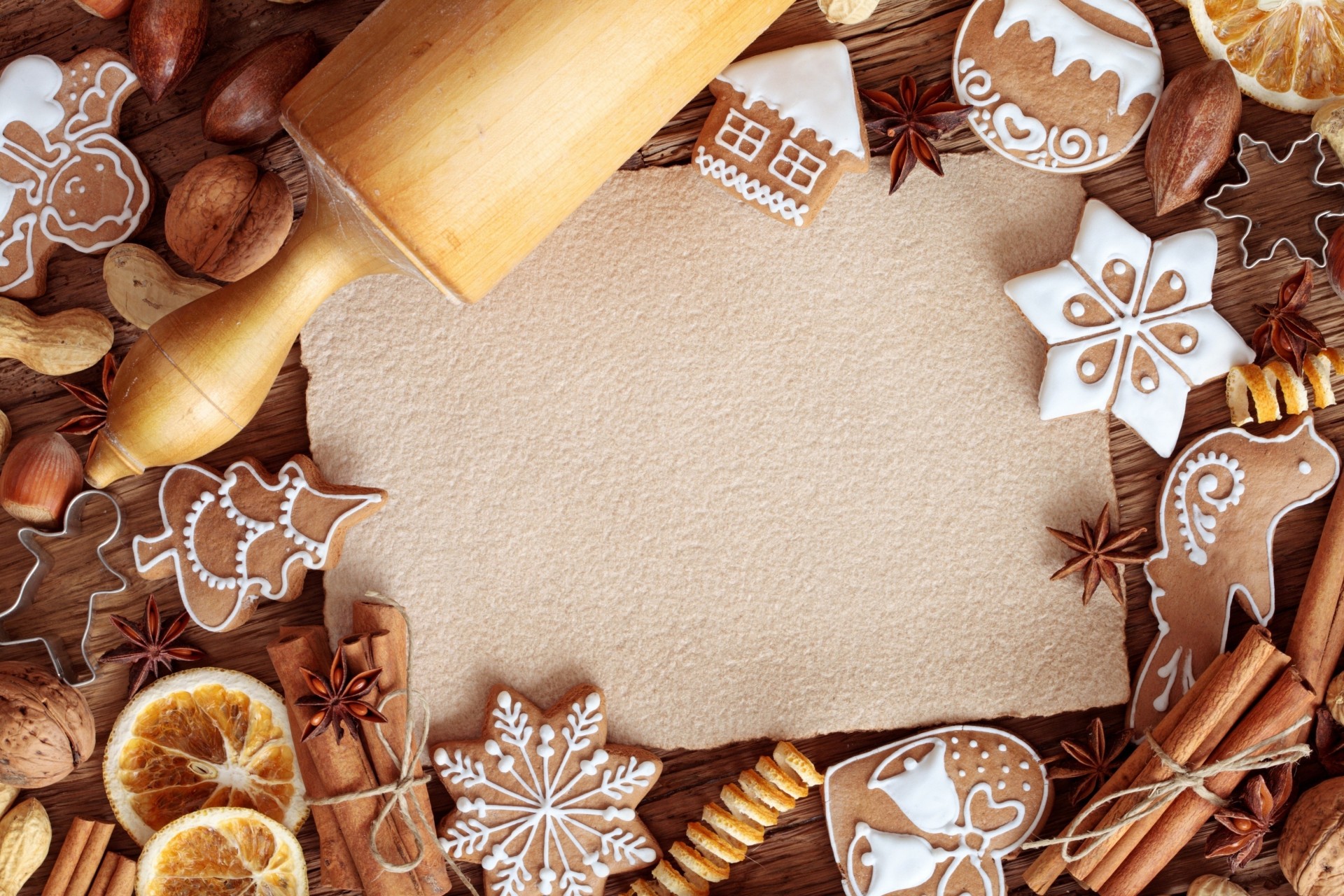 navidad año nuevo galletas vacaciones