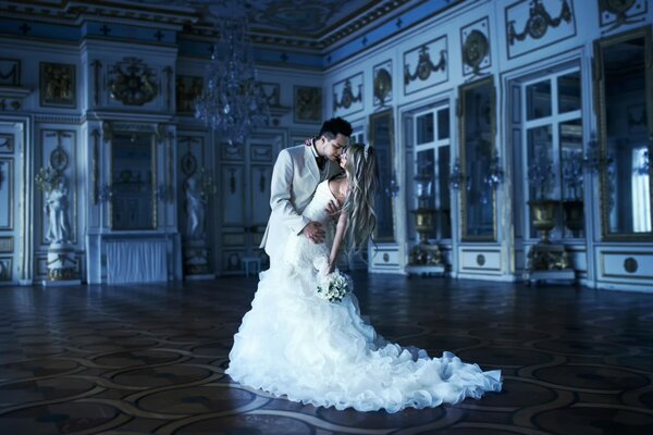 A gorgeous wedding. The bride and groom