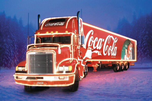 Camion di Coca Cola di Capodanno