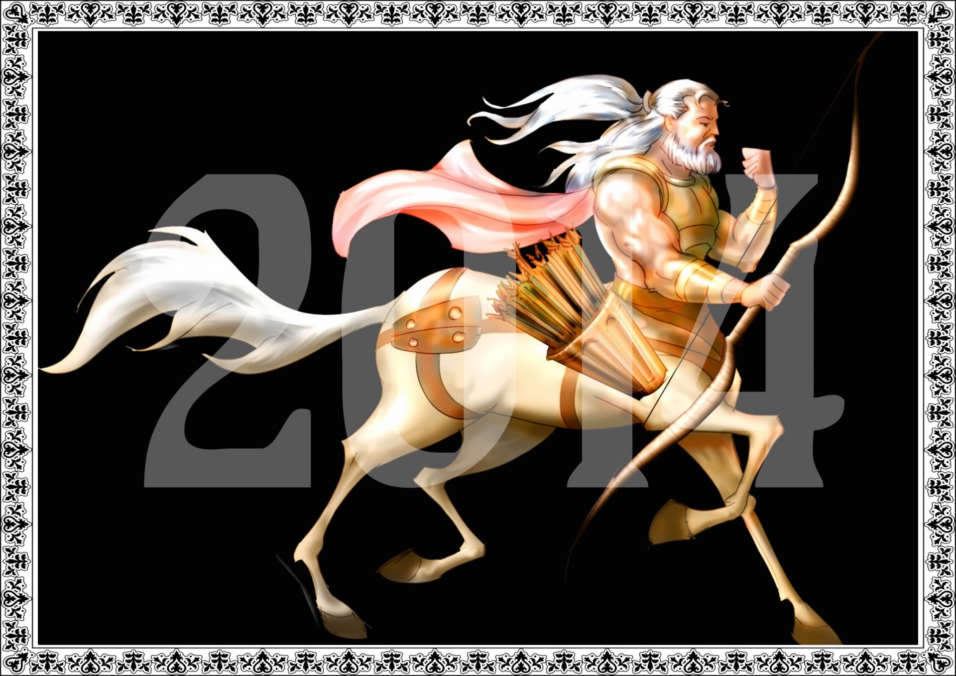 horse 2014 new year centaur