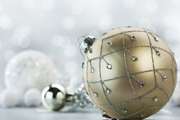 Ballon de papier peint de Noël avec strass