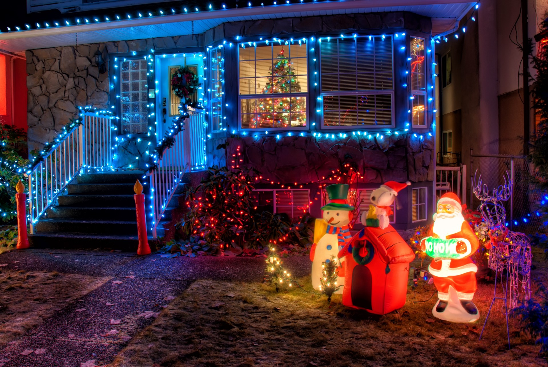 vancouver weihnachten luftballons kanada britisch-kolumbien