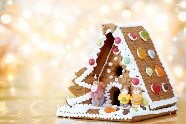 Gingerbread New Year s little house