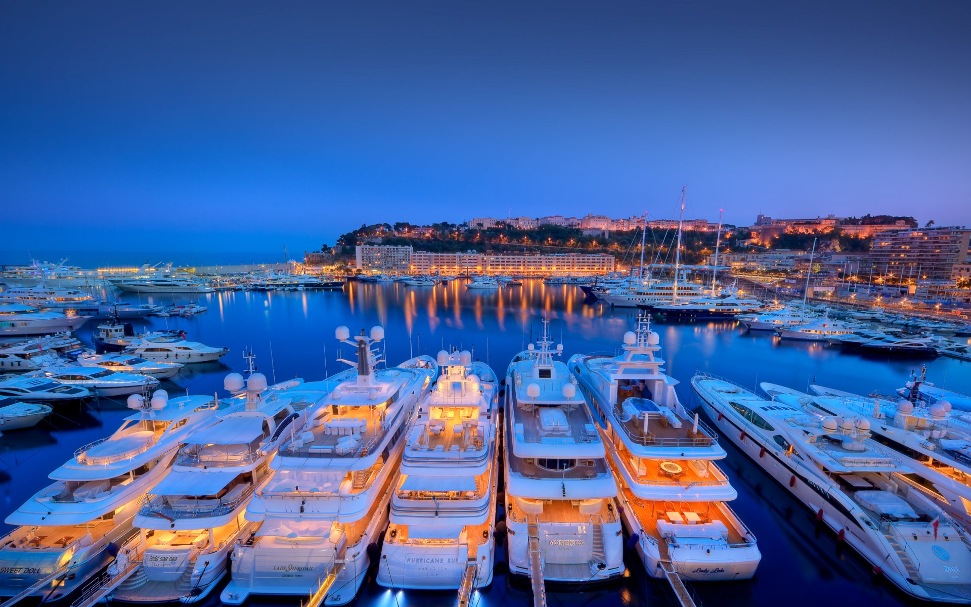 monaco the port yacht