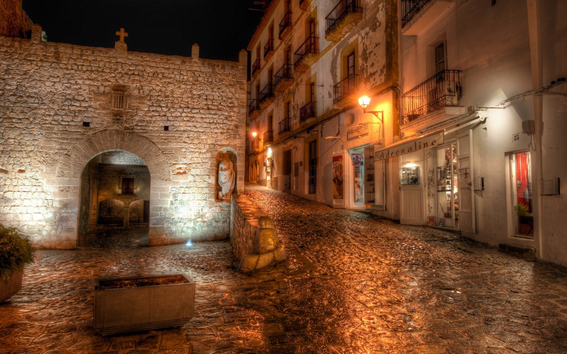 ibiza espagne nuit lanternes