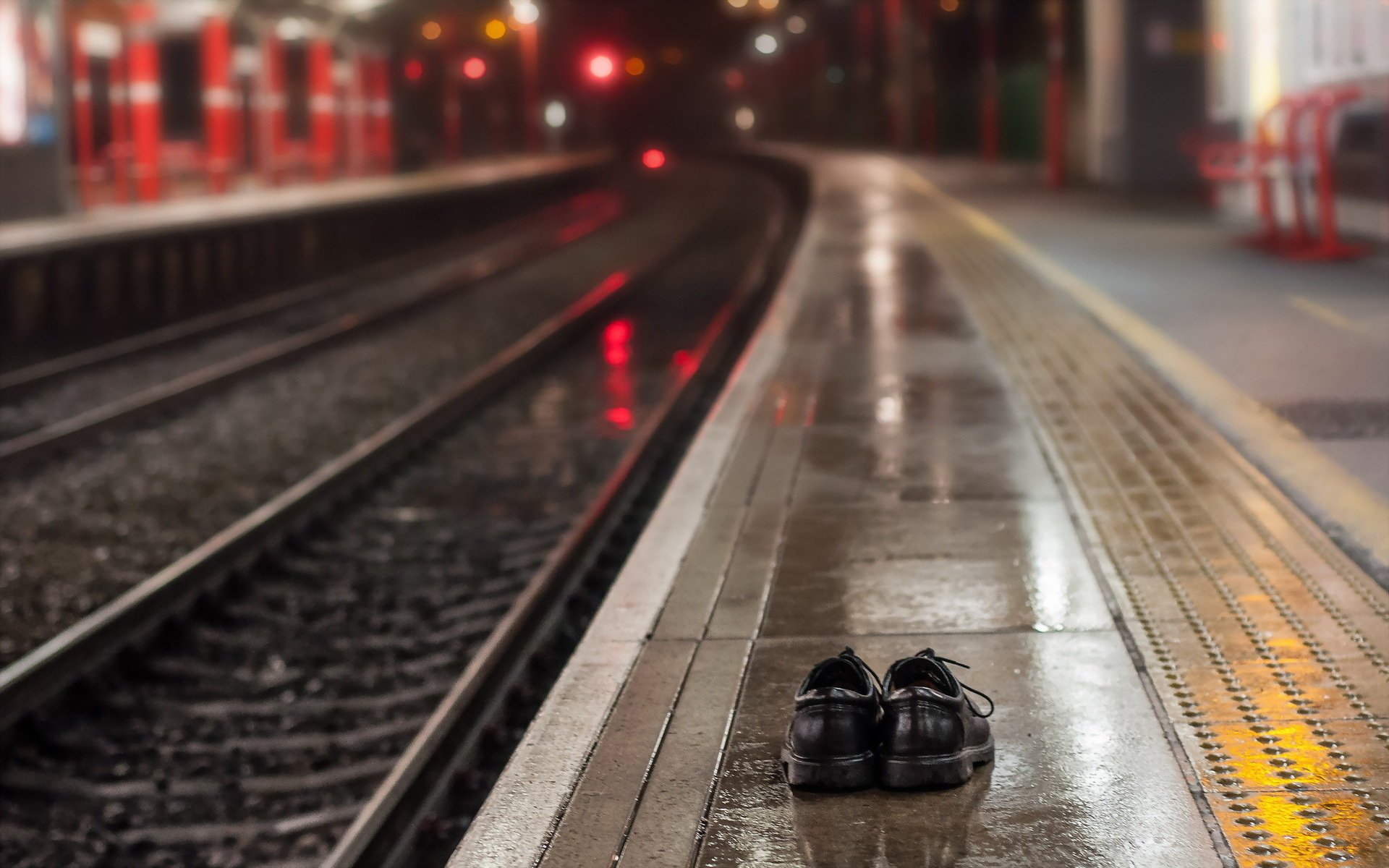 chaussures station rails