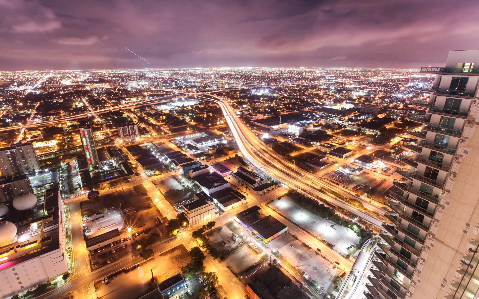 miami ciudad noche