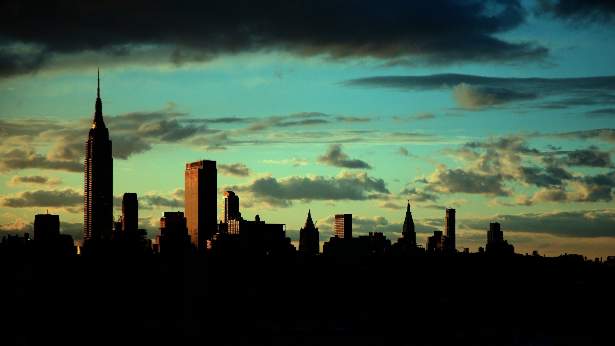 nueva york empire state building ciudad