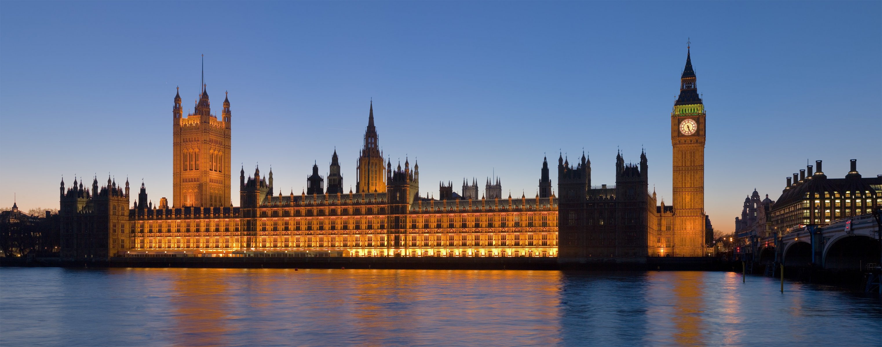 wielka brytania wielka brytania anglia opactwo westminsterskie big ben zegar rzeka miasto widok panorama