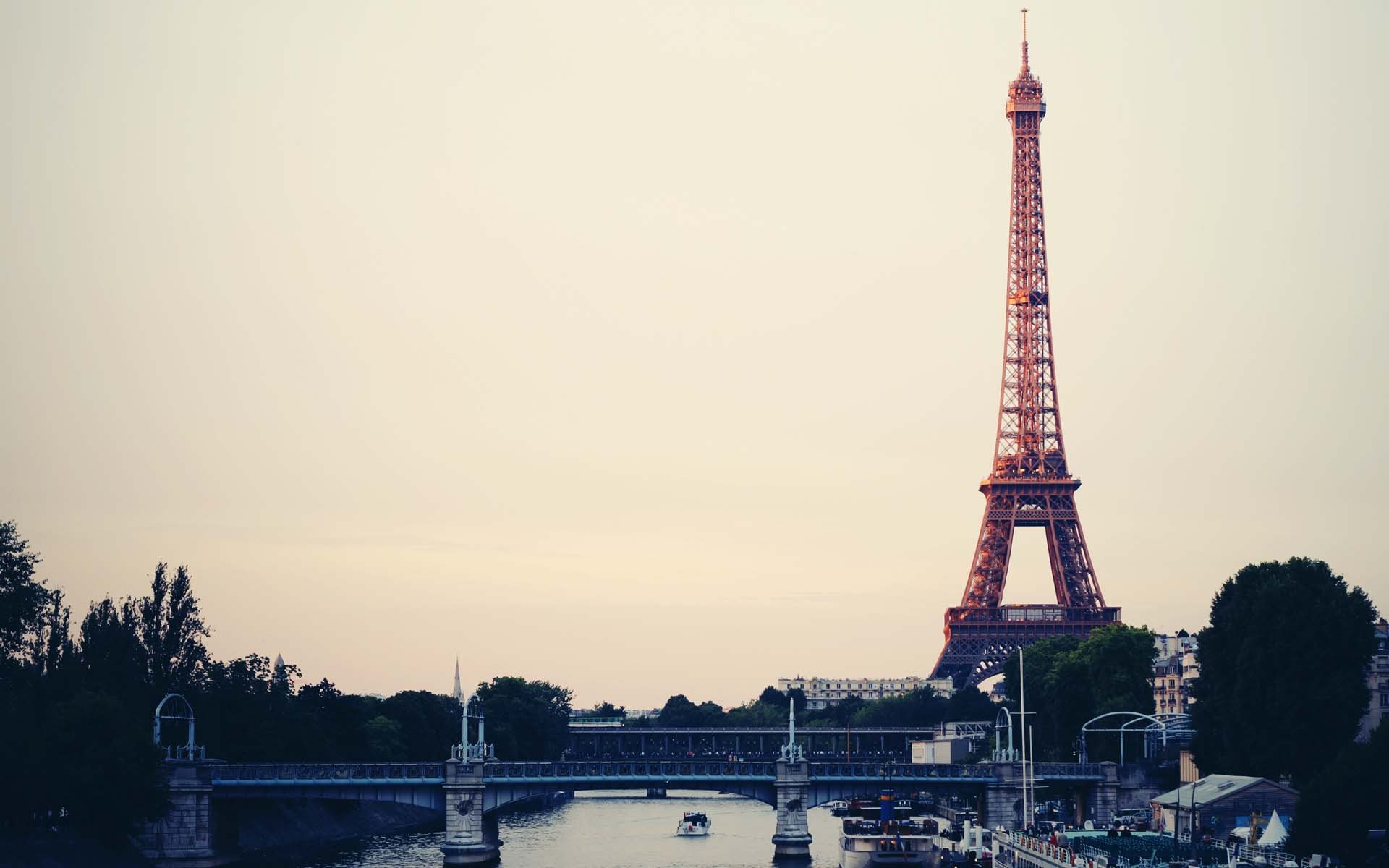 parigi torre eiffel francia città cielo foto