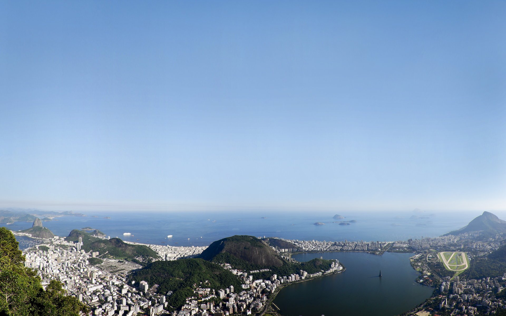 rio de janeiro rio brazylia miasto niebo