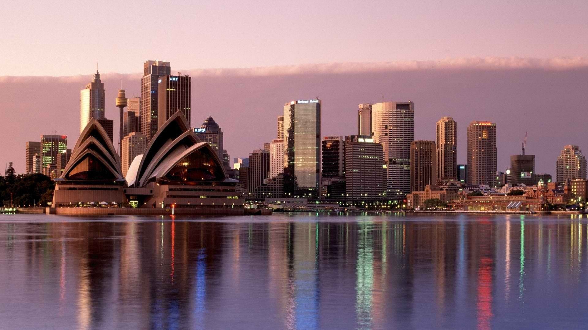 australien sydney wasser stadt himmel