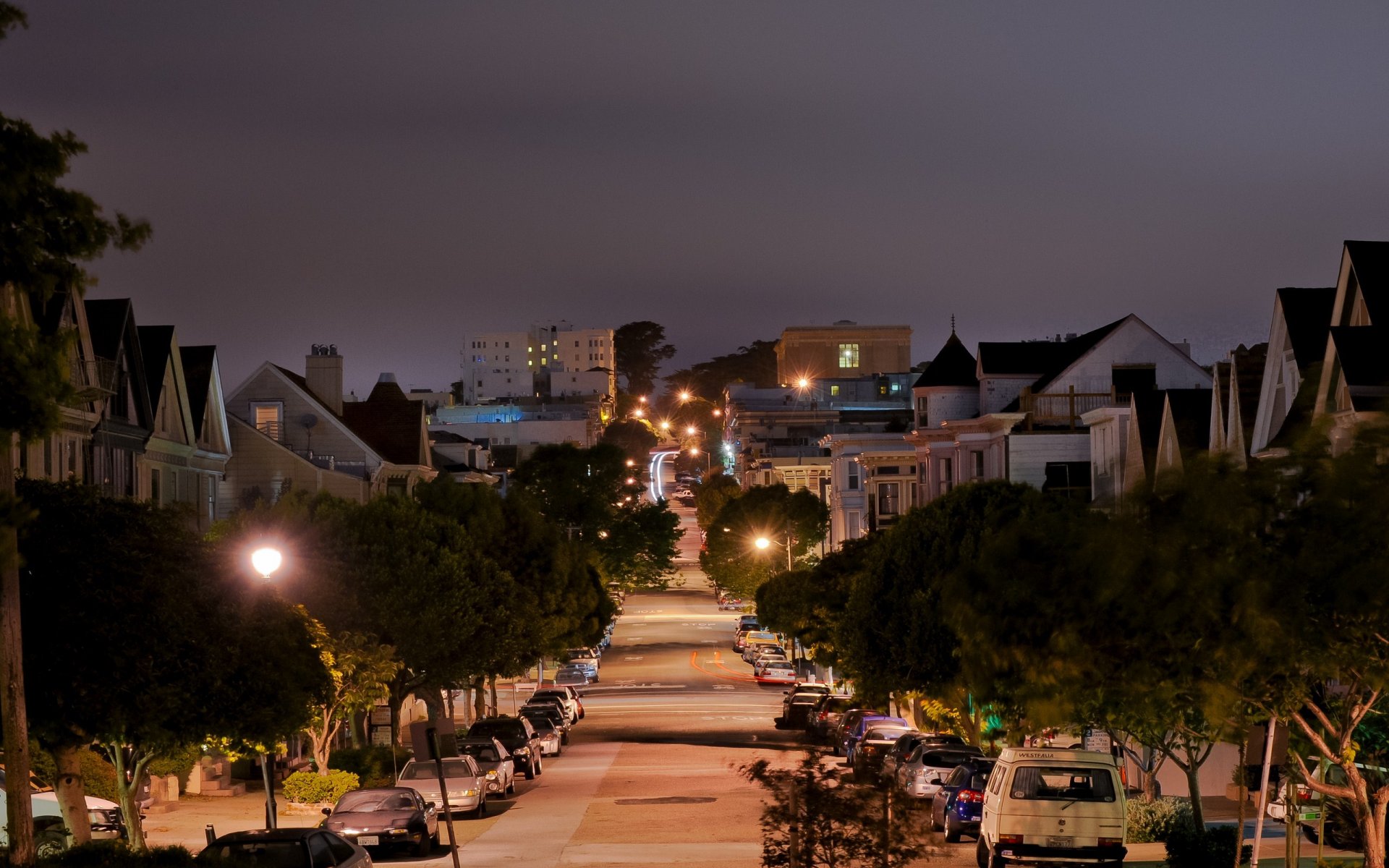 calle del muelle san francisco california calle noche luces