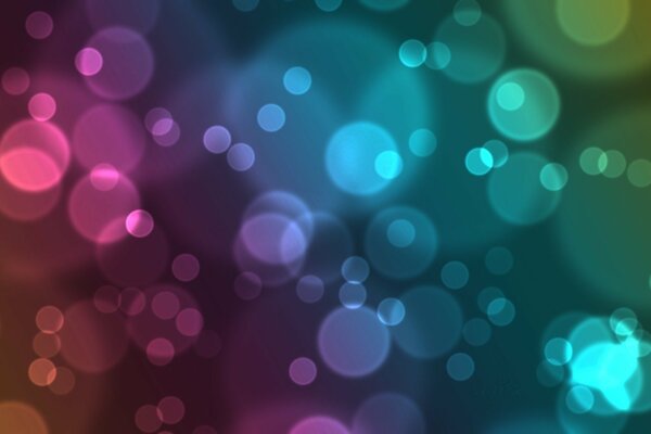 Abstract background with multicolored circles