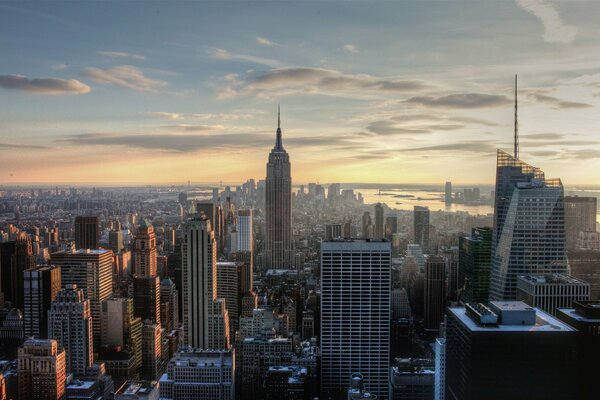 Vue de New York d en haut