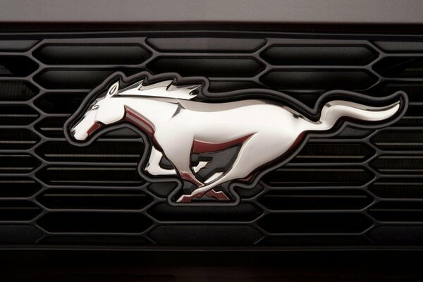 Emblema del coche Ford Mustang