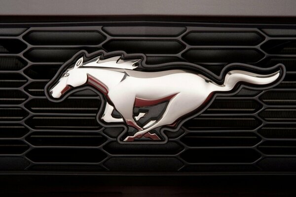 Emblema dell automobile di Ford Mustang