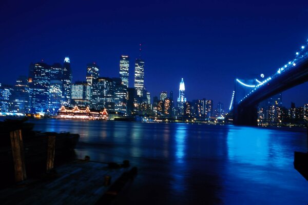 La nuit de New York et ses lumières