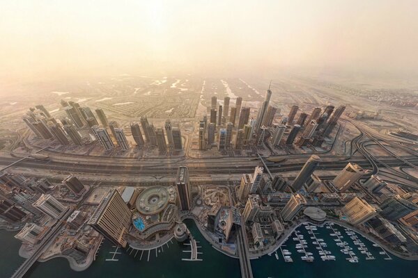 Multi-storey buildings in Dubai during the day