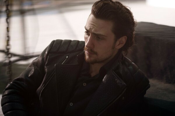 Photo shoot of actor Aaron Taylor-Johnson