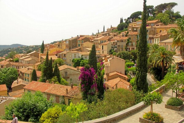 Bella vista della Provenza. Costa Azzurra della Francia