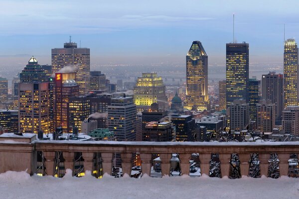 Montreal è bellissima in inverno