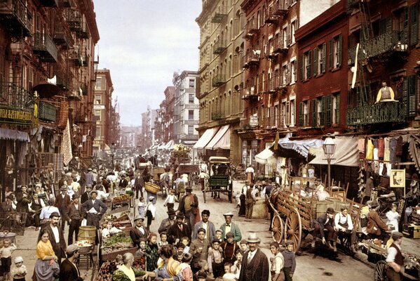 New York Street. Manhattan