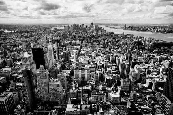 Die ganze Schönheit von New York City ist schwarz und weiß