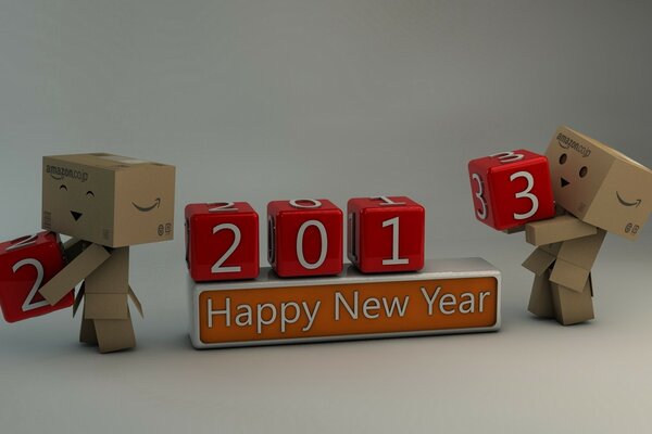 Кубики смены нового года