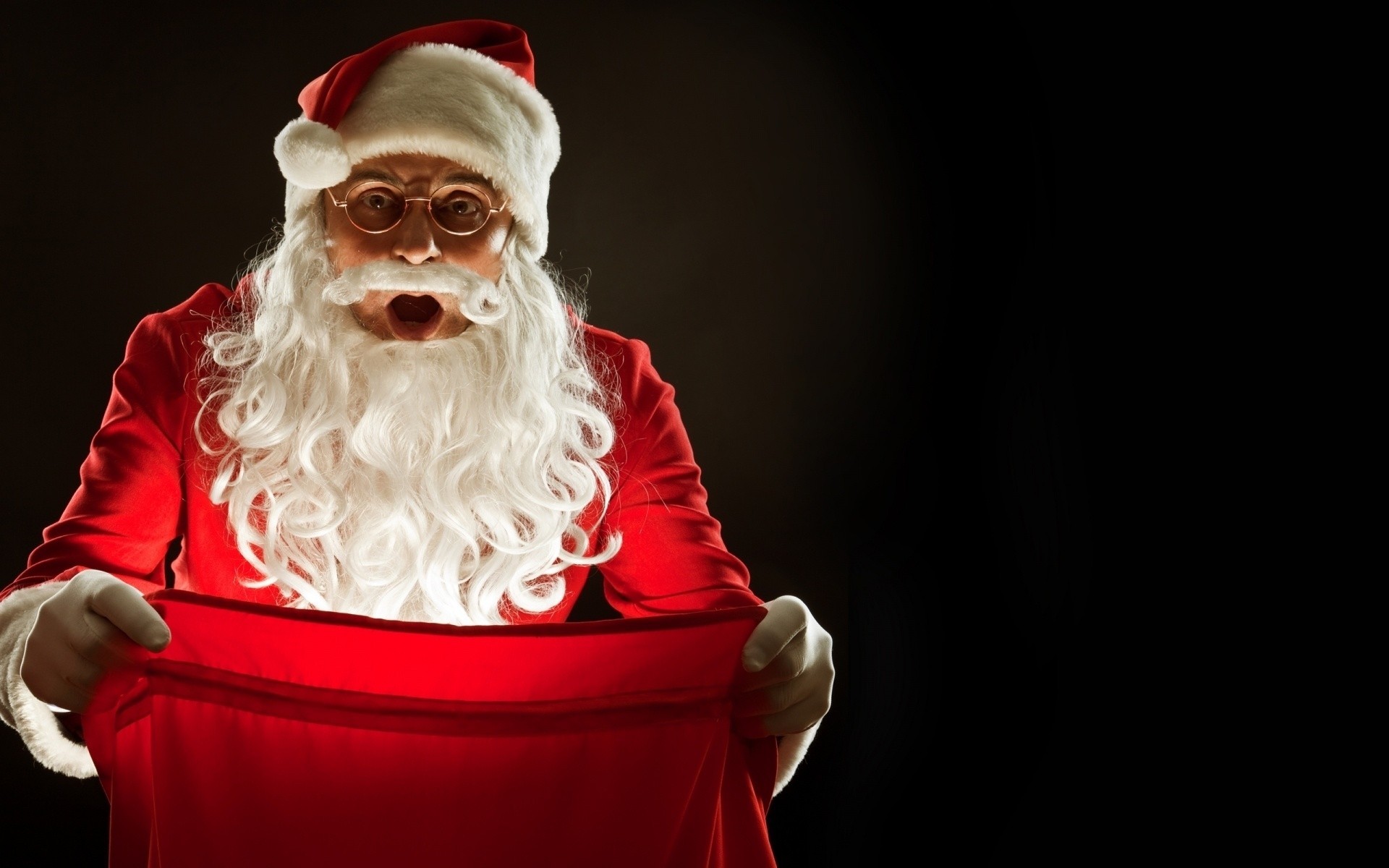 babbo natale vacanza borsa capodanno luce