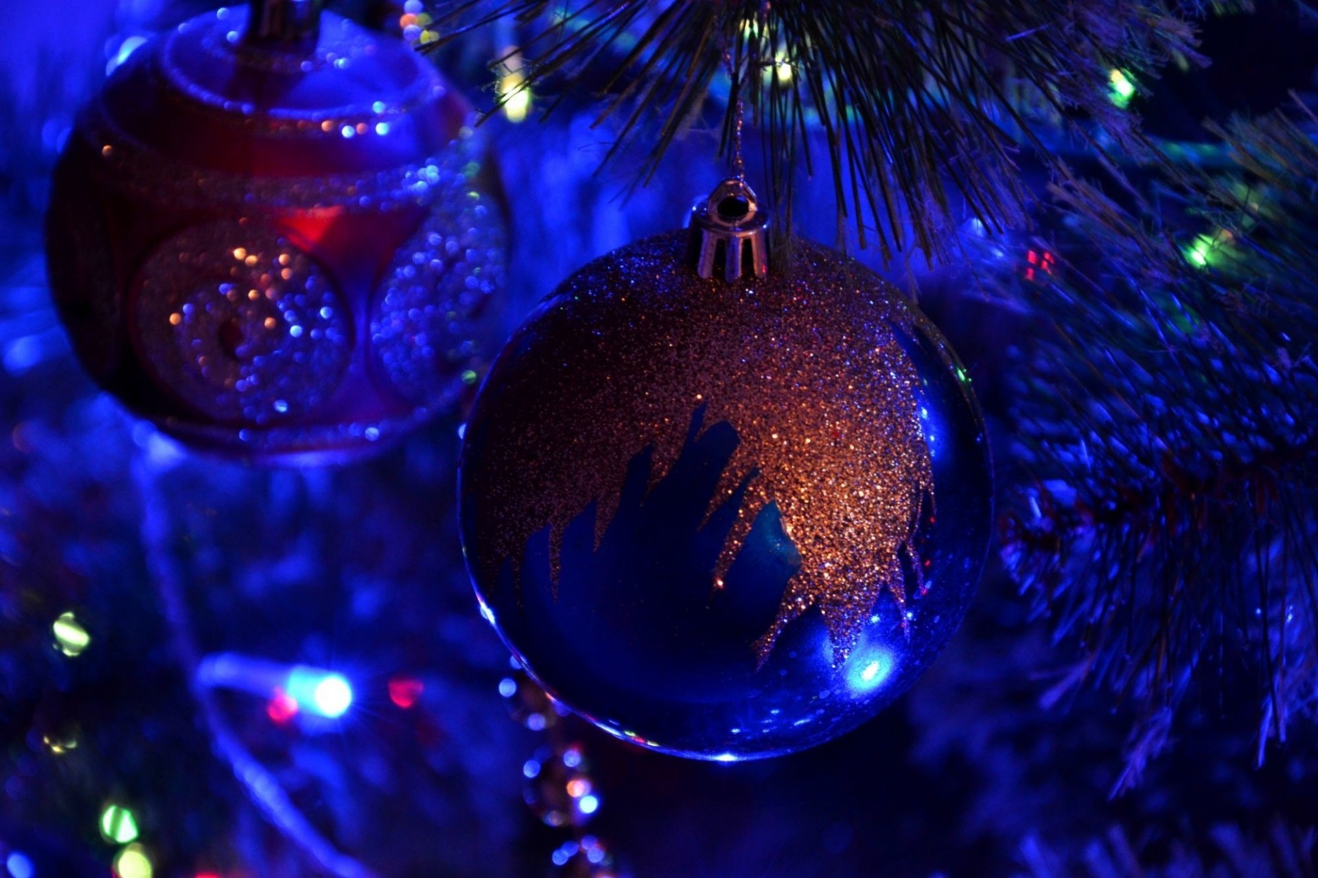 albero di natale gioia nuovo anno decorazione perline inverno