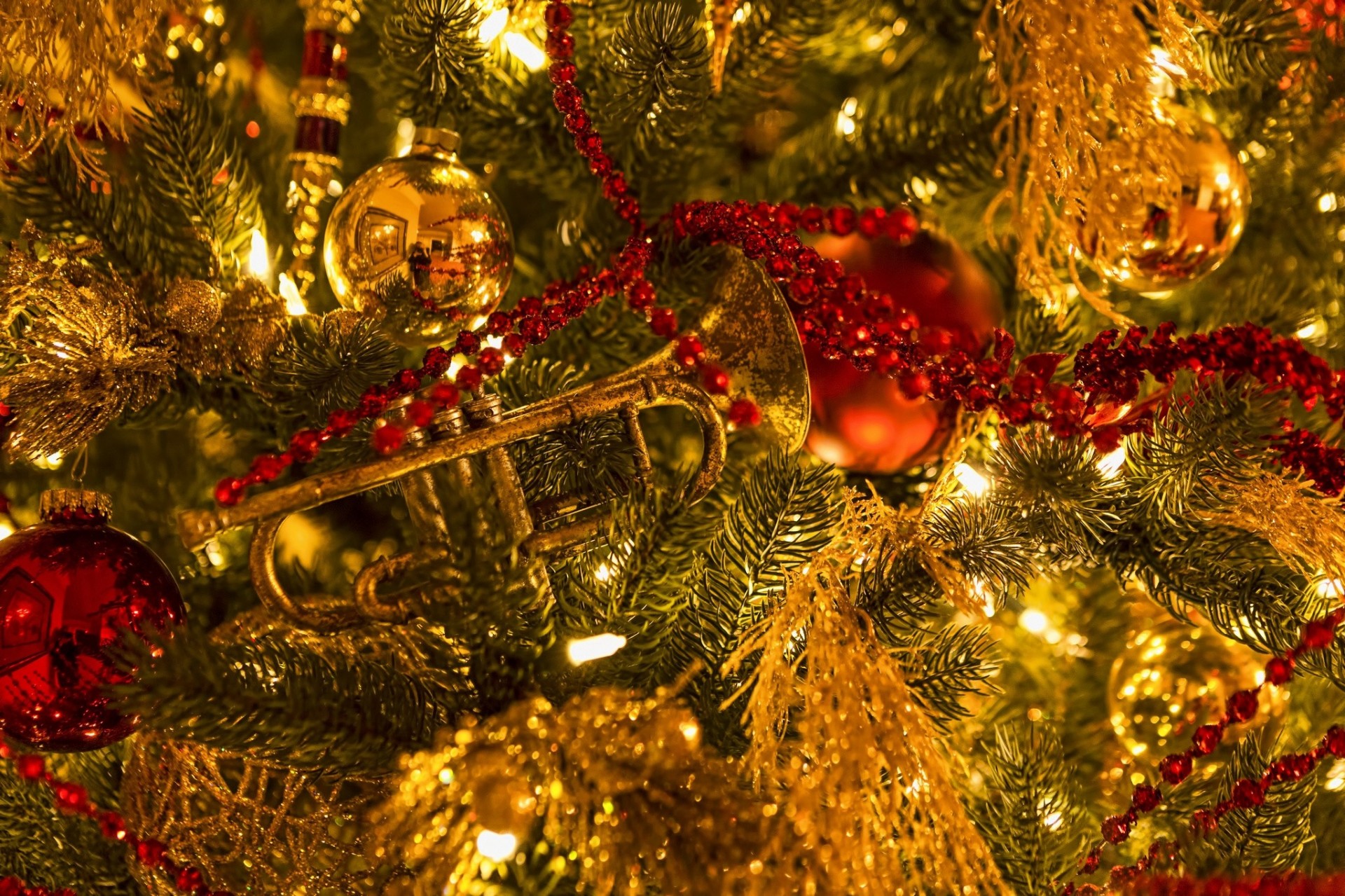 weihnachtsbaum schmuck spielzeug perlen trompete kugeln