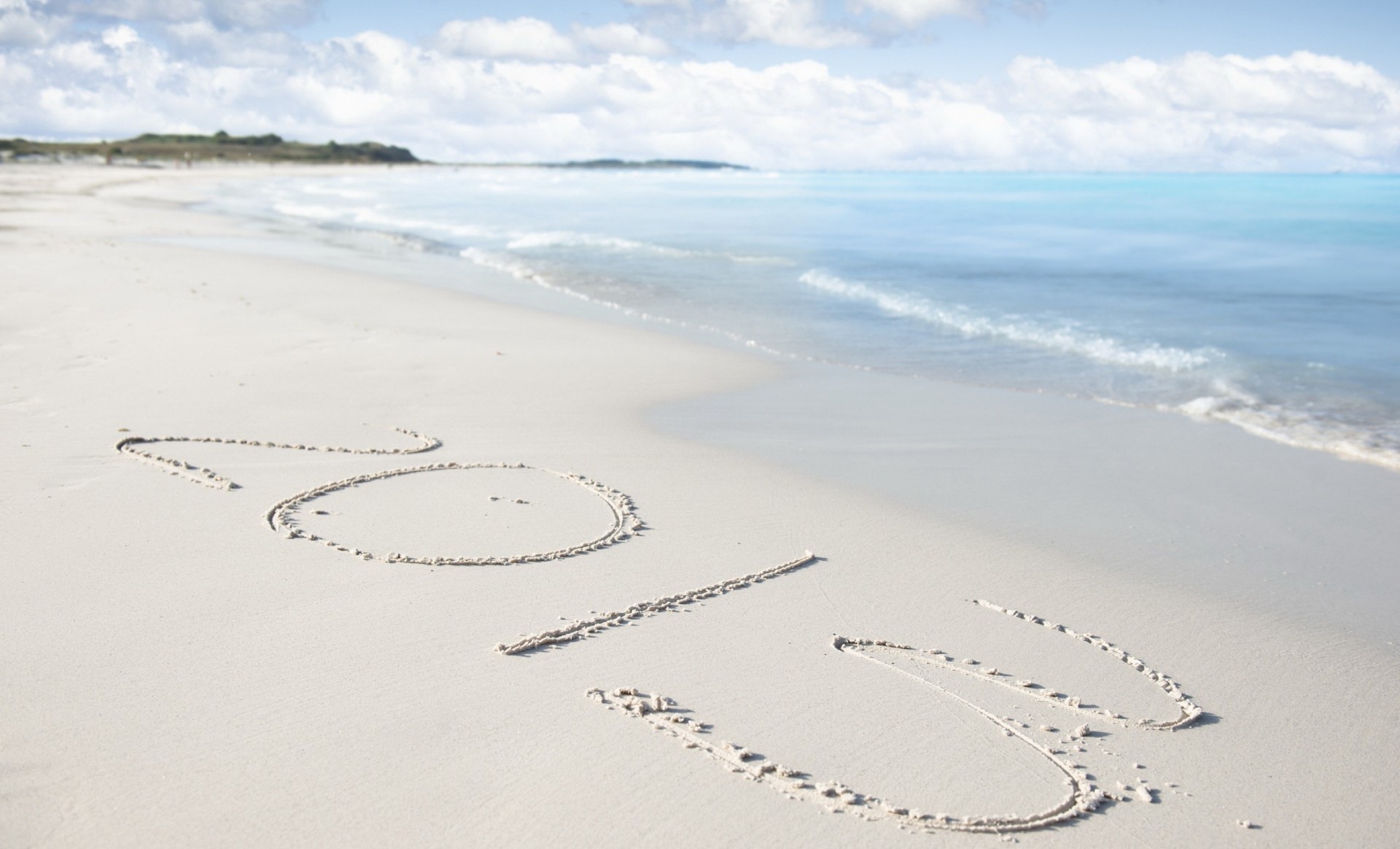 meer sand neujahr